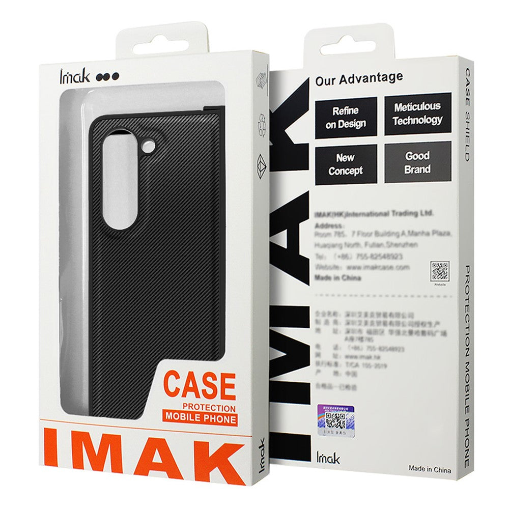IMAK UX-9A-serien för Oppo Find N3 5G / Open 5G, kolfiberfodral för mobil, TPU+PC-skal