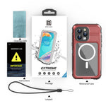 SHELLBOX M Series for iPhone 15 Pro Waterproof Case Compatible with MagSafe Aluminum Alloy IP68 Diving Case