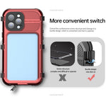 SHELLBOX M Series for iPhone 13 Pro Max 6.7 inch Metal Waterproof Case IP68 Diving Phone Case