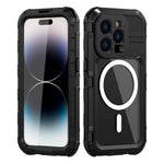 SHELLBOX M Series Metal IP68 Waterproof Case for iPhone 14 Pro Diving Phone Case Compatible with MagSafe