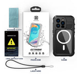 SHELLBOX M Series Metal IP68 Waterproof Case for iPhone 14 Pro Diving Phone Case Compatible with MagSafe