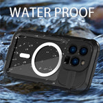 SHELLBOX M Series Metal IP68 Waterproof Case for iPhone 14 Pro Diving Phone Case Compatible with MagSafe