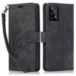 Til Samsung Galaxy A73 5G Etui Pung Læder Cover Orkide Sommerfugl Mønster