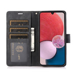 Leather Cover for Samsung Galaxy A33 5G Wallet Stand Case Orchid Butterfly Pattern