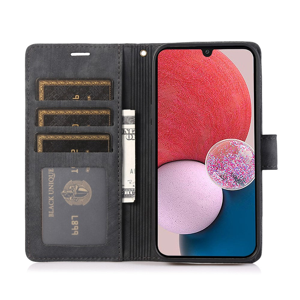 Leather Cover for Samsung Galaxy A33 5G Wallet Stand Case Orchid Butterfly Pattern