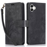For Samsung Galaxy A04e 4G / F04 4G / M04 4G Leather Wallet Case Orchid Butterfly Pattern