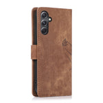 Samsung Galaxy A14 4G / 5G Plånboksfodral Läderfodral Orkidé Fjärilsmönster