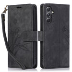 Samsung Galaxy A14 4G / 5G Plånboksfodral Läderfodral Orkidé Fjärilsmönster