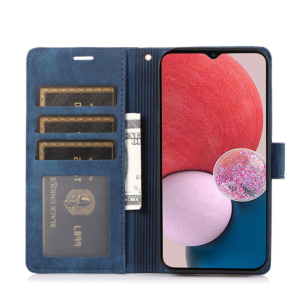 Til Samsung Galaxy A13 4G / 5G Orchid Butterfly Læderpung Etui med Rem