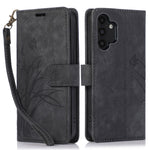 Til Samsung Galaxy A13 4G / 5G Orchid Butterfly Læderpung Etui med Rem
