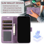 Til Samsung Galaxy A24 4G (162,1 x 77,6 x 8,3 mm) Lædercover Stativ Pung Etui med Rem