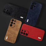 ABEEL Til Samsung Galaxy S24 Ultra Retro Lædercover Litchi Tekstur Bagside