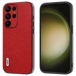 ABEEL Til Samsung Galaxy S24 Ultra Retro Lædercover Litchi Tekstur Bagside