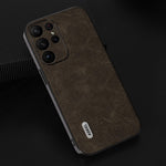 ABEEL Til Samsung Galaxy S24 Ultra Læder Telefon Bagcover Fantasy Litchi Tekstur Cover