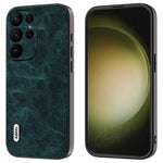 ABEEL Til Samsung Galaxy S24 Ultra Læder Telefon Bagcover Fantasy Litchi Tekstur Cover