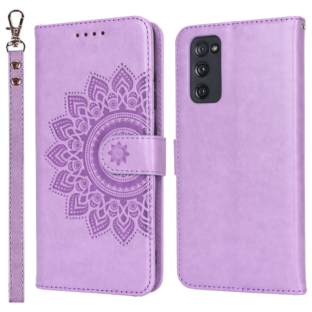 For Samsung Galaxy S20 FE 4G / FE 5G / S20 Lite / S20 FE 2022 Case R61 Texture Wallet PU Leather Phone Cover