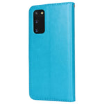 For Samsung Galaxy S20 4G / 5G Cell Phone Case R61 Texture Imprinted Leather Wallet Anti-scratch Cover