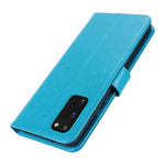 For Samsung Galaxy S20 4G / 5G Cell Phone Case R61 Texture Imprinted Leather Wallet Anti-scratch Cover