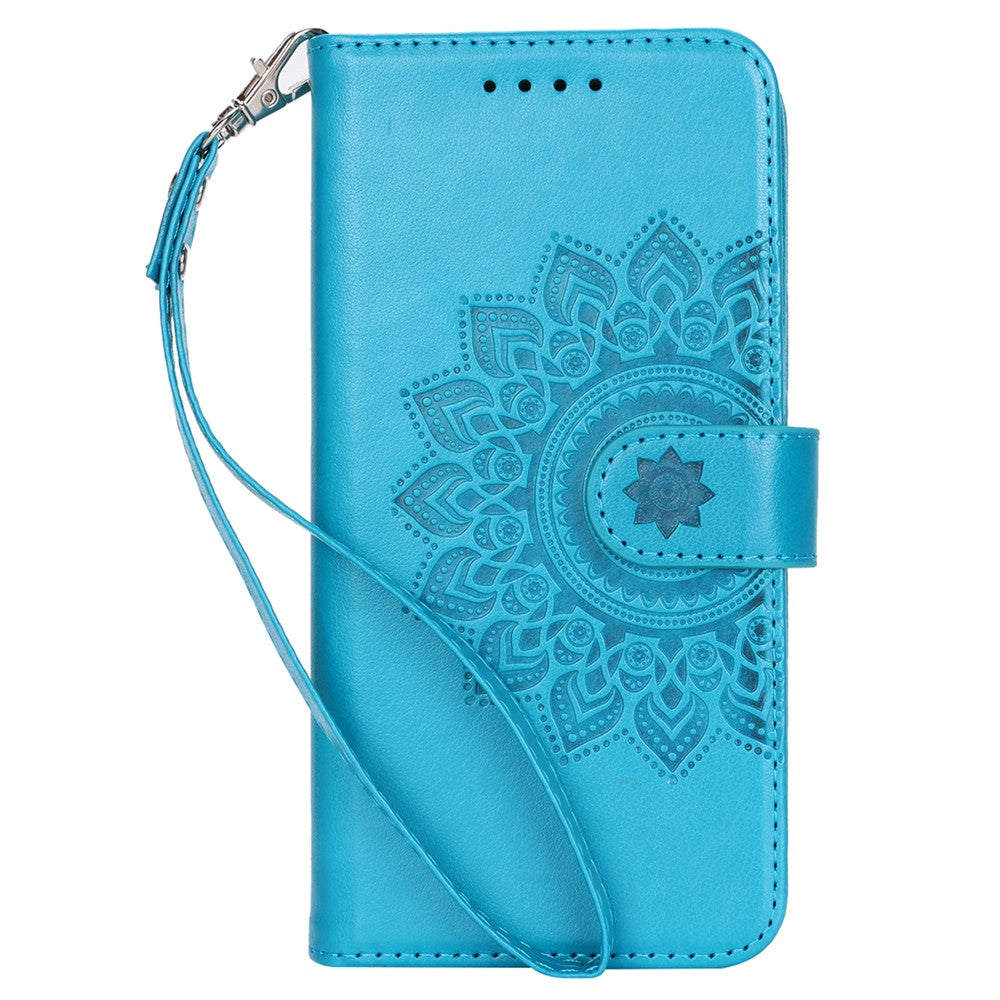 For Samsung Galaxy S20 4G / 5G Cell Phone Case R61 Texture Imprinted Leather Wallet Anti-scratch Cover