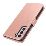 For Samsung Galaxy S21 5G / 4G Cover R61 Texture Leather Stand Shockproof Imprinted Cell Phone Case