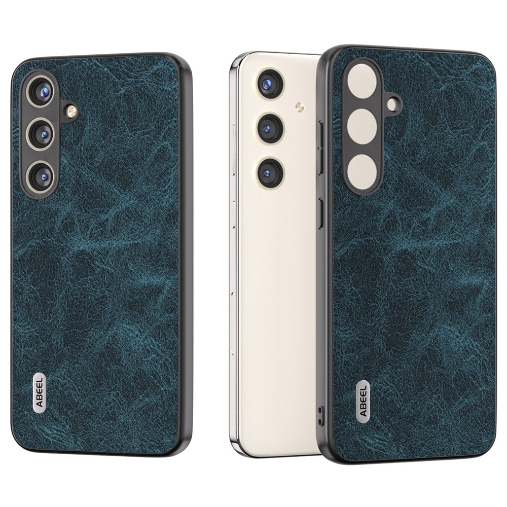 ABEEL For Samsung Galaxy S24+ PU Leather Phone Cover Litchi Texture Protective Case