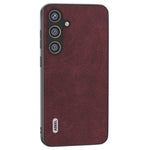 ABEEL For Samsung Galaxy S24+ PU Leather Phone Cover Litchi Texture Protective Case