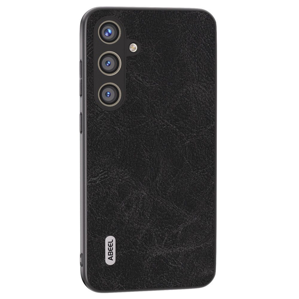ABEEL For Samsung Galaxy S24+ PU Leather Phone Cover Litchi Texture Protective Case
