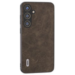 ABEEL For Samsung Galaxy S24+ PU Leather Phone Cover Litchi Texture Protective Case