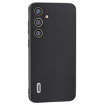 ABEEL For Samsung Galaxy S24 Case Nappa Texture Genuine Cow Leather Phone Cover Non-Slip