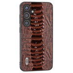 ABEEL för Samsung Galaxy S24+ telefonfodral, skyddande baksida med krokodiltextur