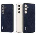 ABEEL For Samsung Galaxy S24+ Litchi-tekstur etui Læderbelagt PC+TPU telefoncover