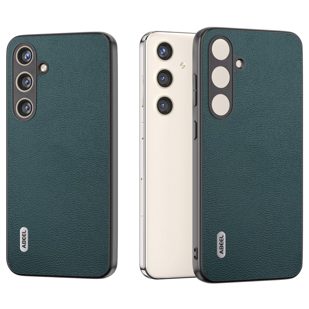 ABEEL Til Samsung Galaxy S24 Beskyttende Bagcover Litchi Tekstur Telefoncover