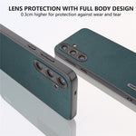 ABEEL Til Samsung Galaxy S24 Beskyttende Bagcover Litchi Tekstur Telefoncover