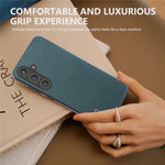 ABEEL Til Samsung Galaxy S24 Beskyttende Bagcover Litchi Tekstur Telefoncover