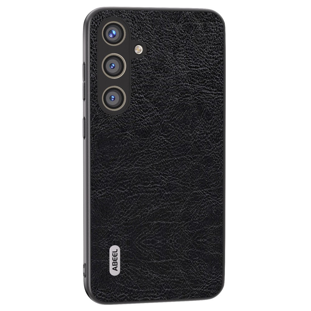 ABEEL For Samsung Galaxy S24 Retro Litchi Texture Cover PU Leather Camera Protection Phone Case