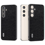 ABEEL For Samsung Galaxy S24 Retro Litchi Texture Cover PU Leather Camera Protection Phone Case