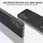 ABEEL For Samsung Galaxy S24 Retro Litchi Texture Cover PU Leather Camera Protection Phone Case