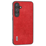 ABEEL For Samsung Galaxy S24 Retro Litchi Texture Cover PU Leather Camera Protection Phone Case
