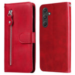 Til Samsung Galaxy A55 5G Etui Pung Stand Kalvetekstur Telefonbeskytter med Magnetisk Klap
