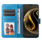 For Huawei Enjoy 70 4G / nova Y72 4G Case Imprinted Leather Case Phone Stand Cover Wallet