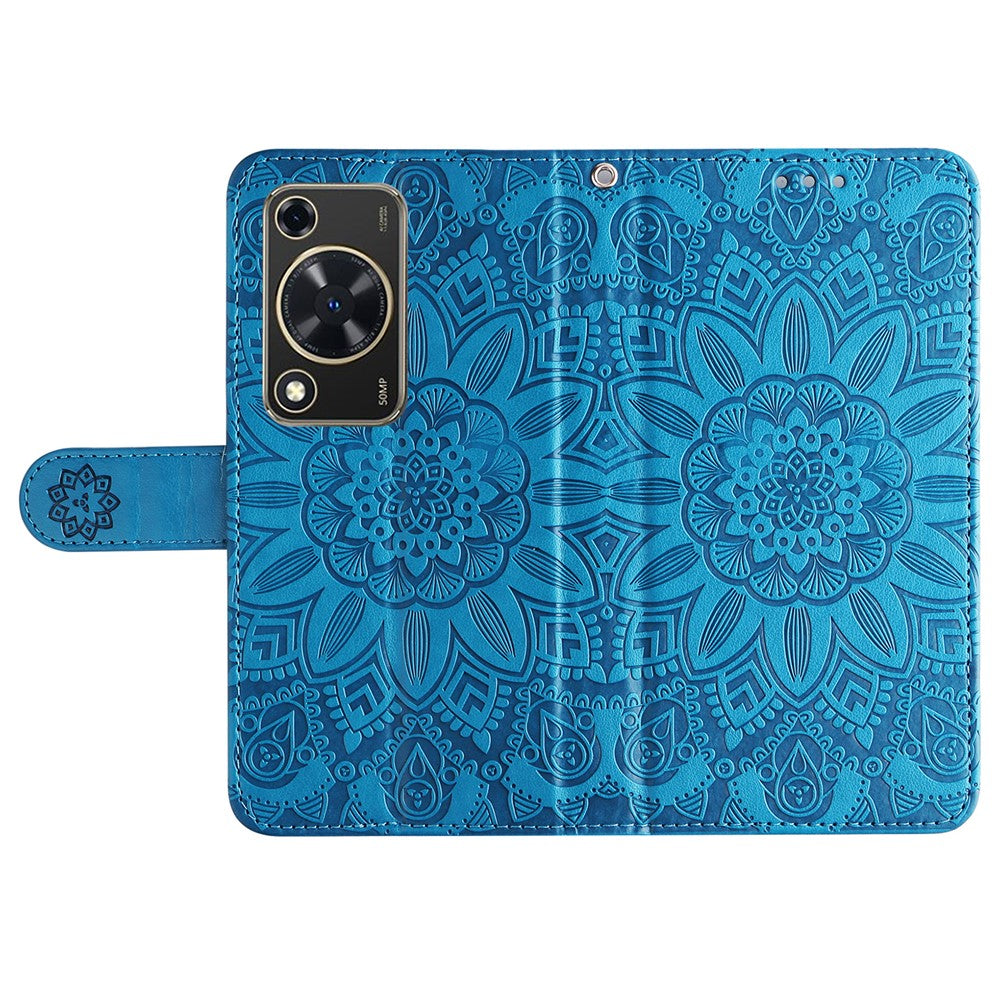For Huawei Enjoy 70 4G / nova Y72 4G Case Imprinted Leather Case Phone Stand Cover Wallet