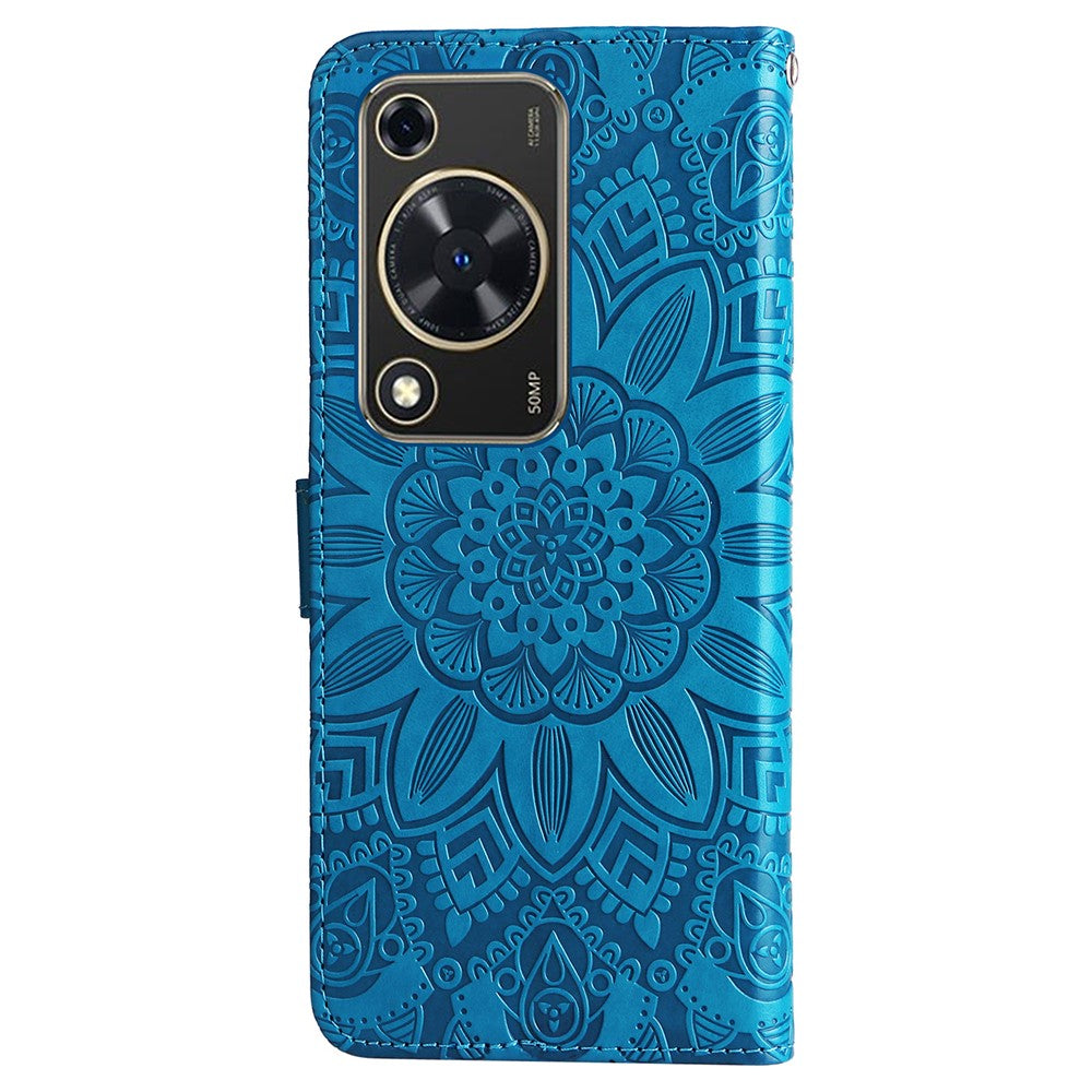 For Huawei Enjoy 70 4G / nova Y72 4G Case Imprinted Leather Case Phone Stand Cover Wallet