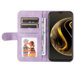 For Huawei Enjoy 70 4G / nova Y72 4G Leather Wallet Cases Skin Touch Phone Cover Stand with Strap