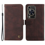 For Huawei Enjoy 70 4G / nova Y72 4G Leather Wallet Cases Skin Touch Phone Cover Stand with Strap
