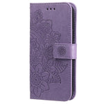 For Huawei Enjoy 70 4G / nova Y72 4G Case Floral Pattern PU Leather Wallet Stand Phone Cover