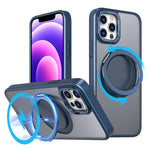 Magnetiskt fodral med stödfunktion för iPhone 12 Pro Max, kompatibelt med MagSafe