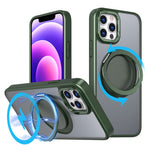 Magnetiskt fodral med stödfunktion för iPhone 12 Pro Max, kompatibelt med MagSafe