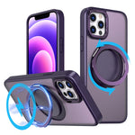 Magnetiskt fodral med stödfunktion för iPhone 12 Pro Max, kompatibelt med MagSafe