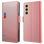 Til Samsung Galaxy A15 5G / A15 4G PU læder cover med stander og spejl