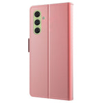 Til Samsung Galaxy A15 5G / A15 4G PU læder cover med stander og spejl